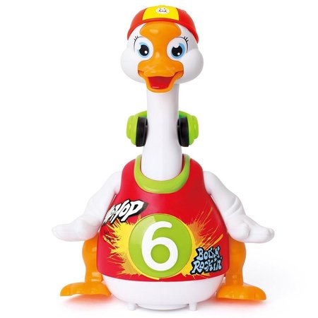 AZIMPORT Dancing Hip Hop Goose Development Musical Fun Toy, Red AZ30313